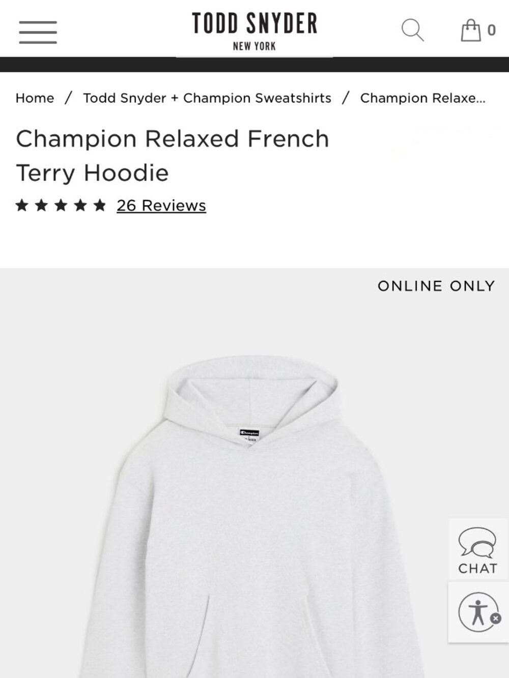 Todd Snyder x Champion Hoodie